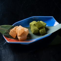 わらび餅　(抹茶・黄な粉)