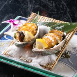 活アワビステーキ