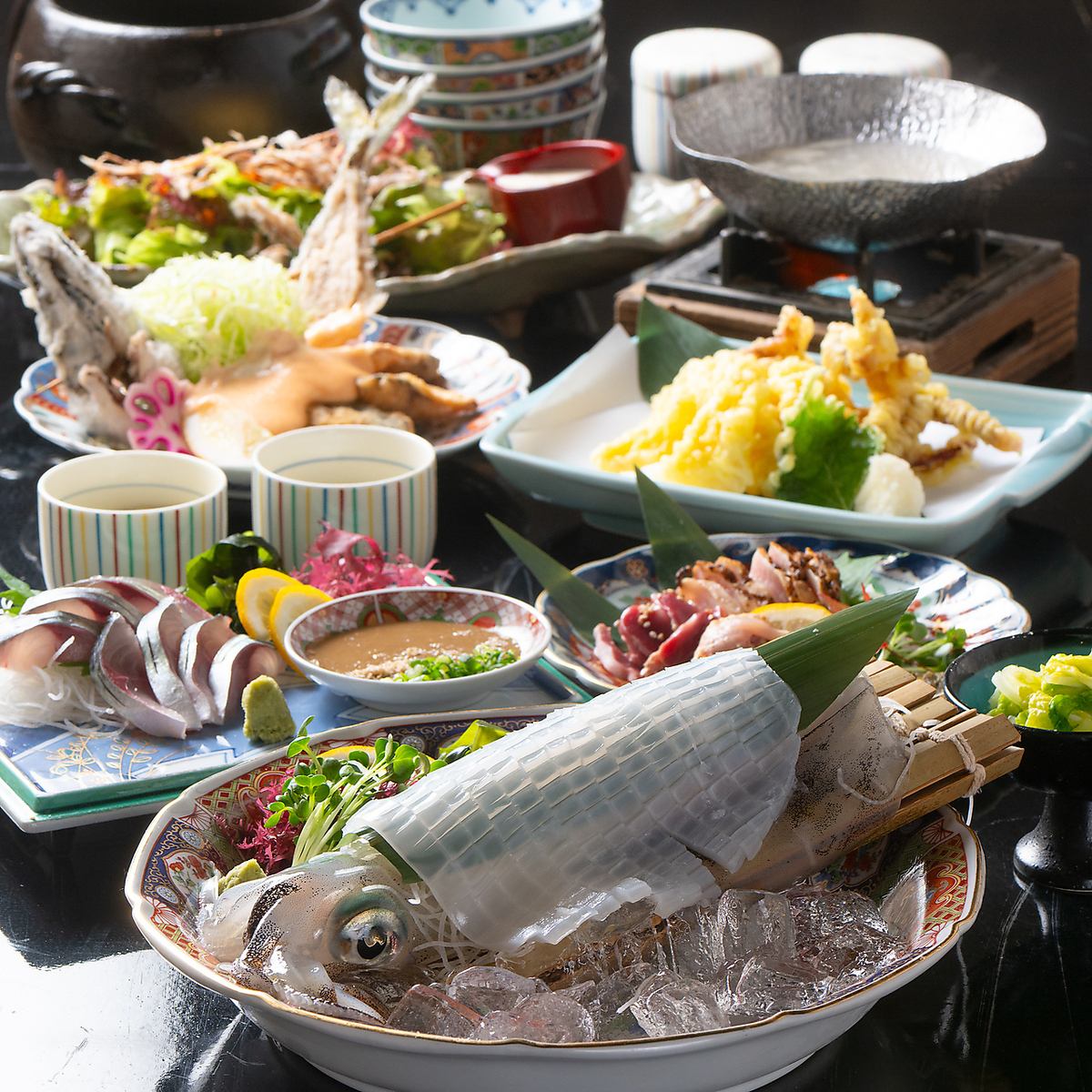 毎朝仕入れる新鮮な魚介をご堪能ください！個室・団体・宴会貸切