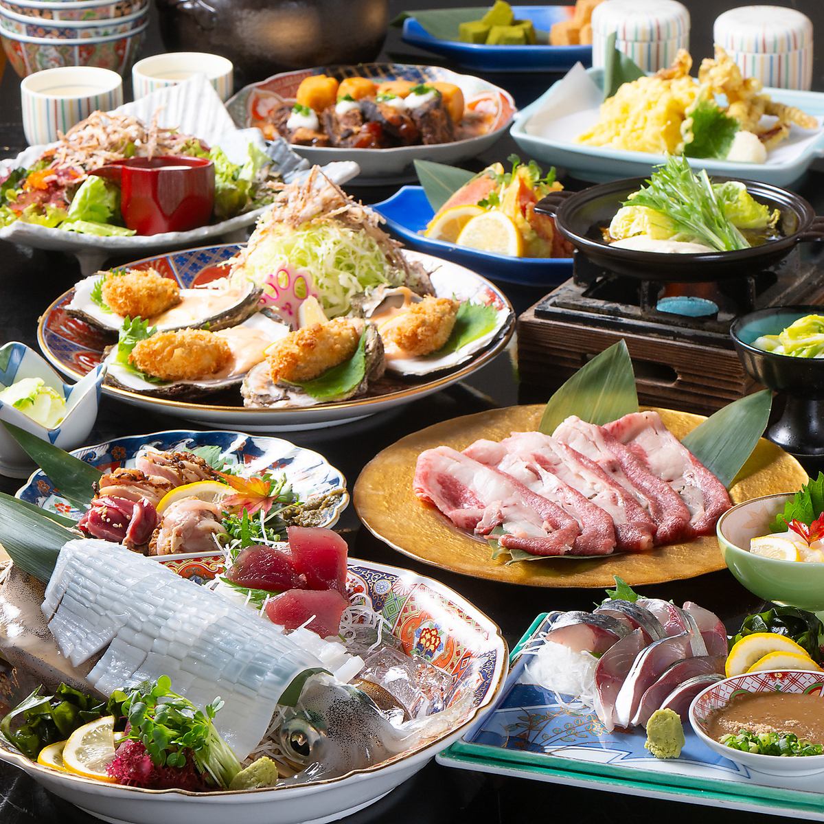 毎朝仕入れる新鮮な魚介をご堪能ください！個室・団体・宴会貸切