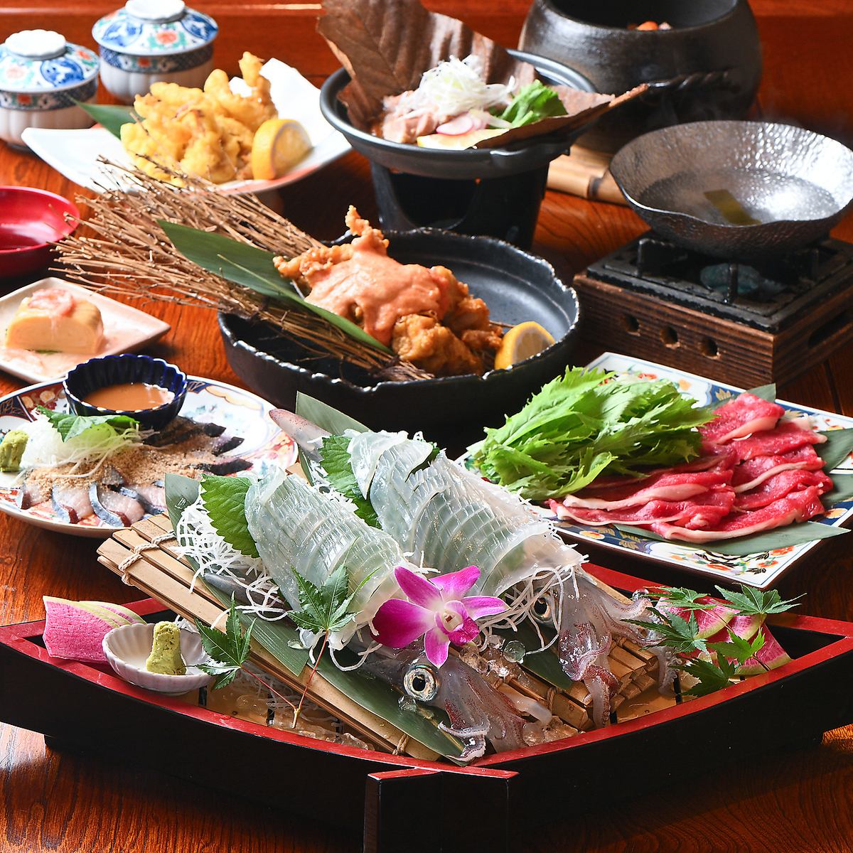 毎朝仕入れる新鮮な魚介をご堪能ください！個室・団体・宴会貸切