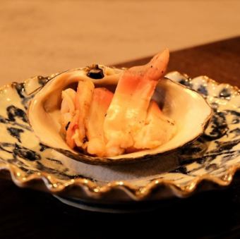 Grilled seasonal shellfish Kitayori shellfish charcoal grilled