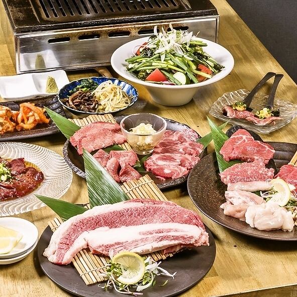 【忘新年会におすすめ！】人気のうにく、希少なコウネステーキが食べられる『レギュラーコース』5500円