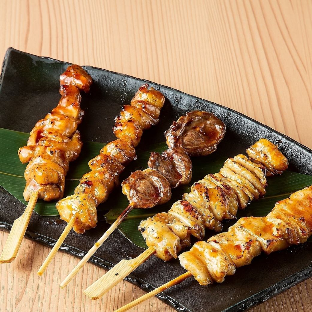 [All seats in private rooms] All-you-can-eat yakitori and kushikatsu plans available at reasonable prices!