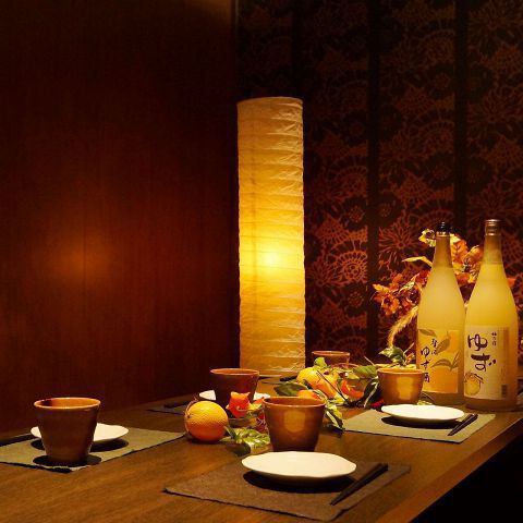 [Completely private room] You can enjoy your meal without worrying about other people's eyes.