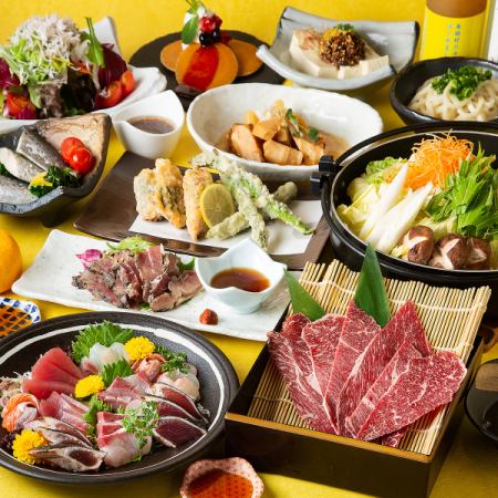 [Luxury] 2 hours premium all-you-can-drink◆4 types of fresh fish x shrimp & seasonal vegetable tempura x 3 types of hot pot to choose from◆¥5000