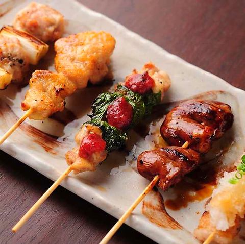 Assorted 5 carefully selected skewers