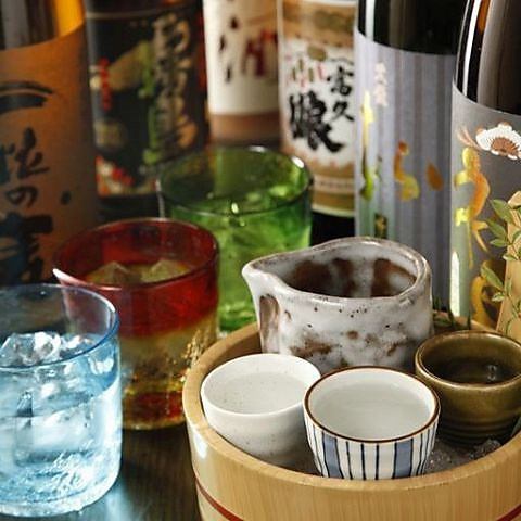 Sake etc. are available that are perfect for charcoal grilled chicken.