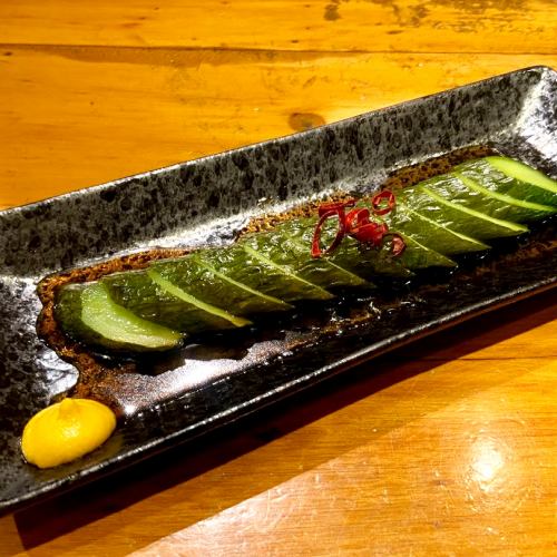 Ippon pickles with cucumber waza-ari