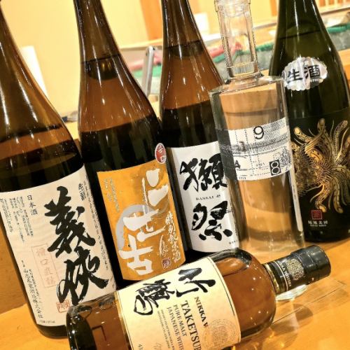 限定地酒やクラフトジンも