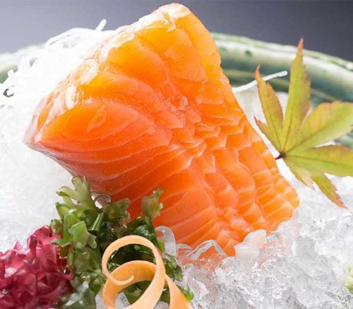 サーモン刺身