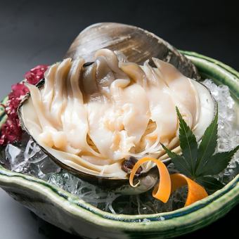 活ホッキ刺身（苫小牧・標津産）