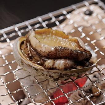 活あわび焼き