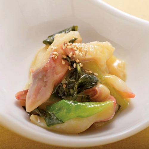 ホッキ貝のぬた和え