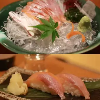洞爺湖産チップ(ヒメマス)刺身