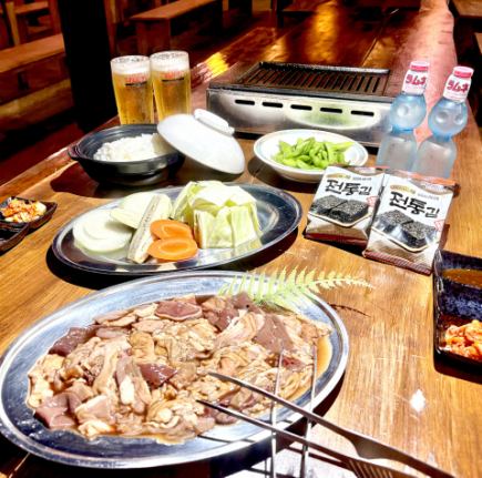 【当日でもOK!】ホルモンバーベキュープラン1人2500円(税込)