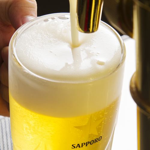 生ビールは「サッポロクラシック」