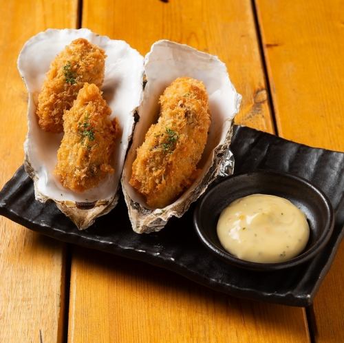 サクサク！カキフライ４個　たっぷりタルタルソース