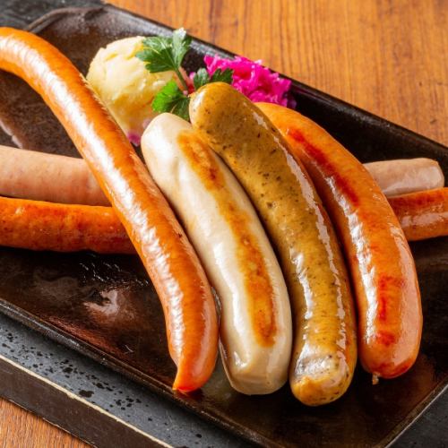 Taste to choose from! Grilled sausage