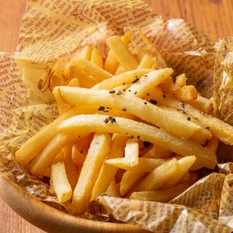 French fries sprinkled with truffle salt