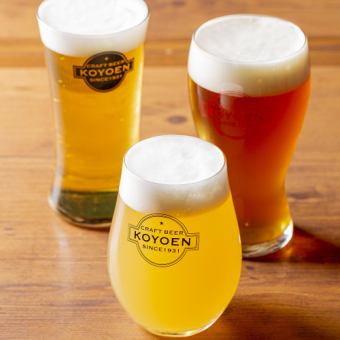 【包括3种当地啤酒在内的6种生啤酒无限畅饮】以tonteki（tonteki）为特色的7道菜“Best Course”7,000日元