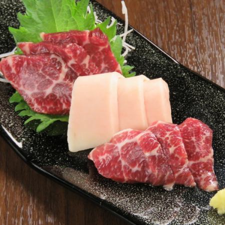 Directly from Kumamoto! Horse sashimi