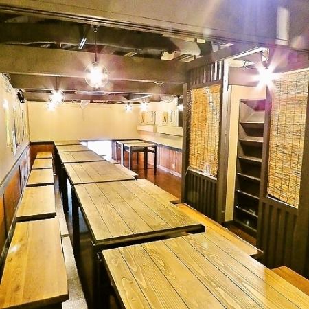 Private rooms are available for groups of 20 or more, so please contact us for more information!