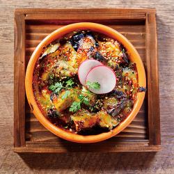 生麩とナスの田楽みそチーズ焼き