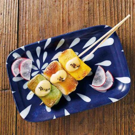 三色生麩田楽