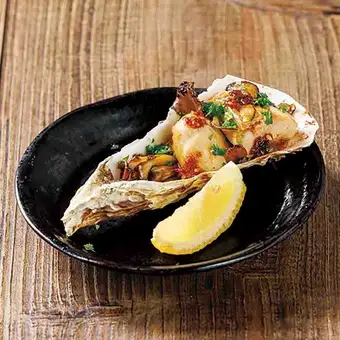 牡蠣ガーリックバター焼き