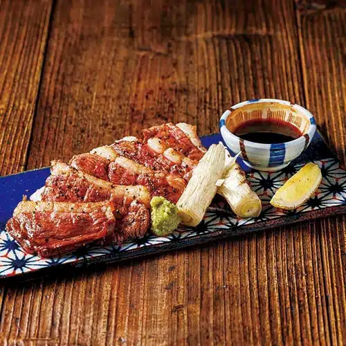 合鴨黒胡椒焼き