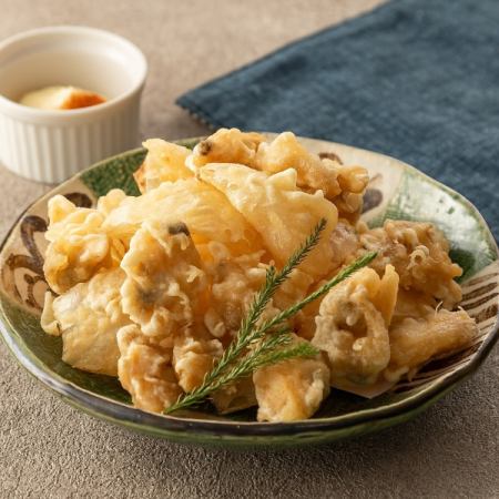 あさりと玉ねぎの唐揚げ