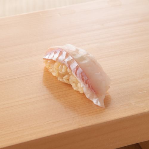 季節の握り寿司　メバル　1貫