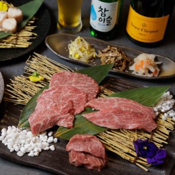 厳選和牛と希少部位を堪能！涼屋の贅沢焼肉コース【8,800円（税込）】