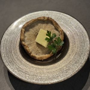 涼屋のしいたけバター