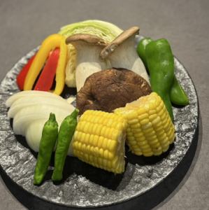 涼屋の焼き野菜盛り合わせ