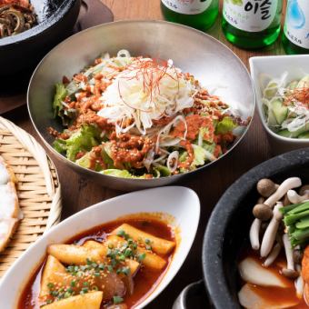 [含2小時無限暢飲]最受歡迎的韓式內臟火鍋★Gobchancheongol套餐
