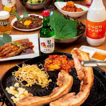 【豪华套餐】♪ 含生啤畅饮！2小时无限畅饮★ 9道菜，原价6,500日元 → 使用优惠券后仅需6,200日元