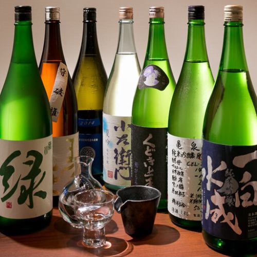 日本酒の品揃えが豊富♪