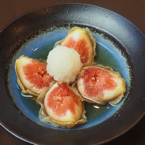 いちじく出汁天