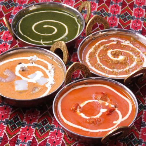 本場の味が堪能できる、本格インド＆タイ料理☆