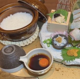 請一定要嚐嚐豪華的漁家餐【宇和島鯛魚】 鯛魚的口感和黏在一起的醬汁讓人無法抗拒♪