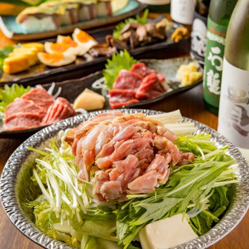 元祖！濃厚すっぽん地鶏鍋に舌鼓