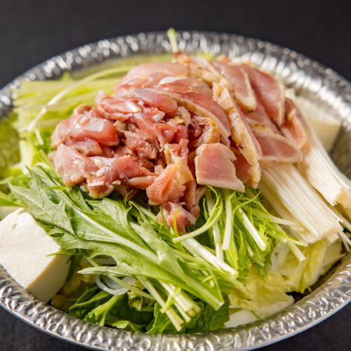 心も身体も温まる！元祖すっぽん地鶏鍋4900円(税込)