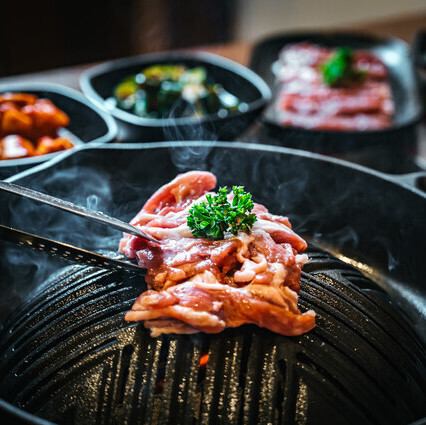炭火焼スタイルで楽しく♪