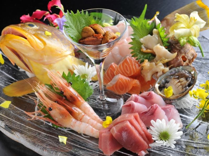 Our shoppers will do the wholesale directly! We also have a seasonal sashimi platter for 1 to 3 people ♪