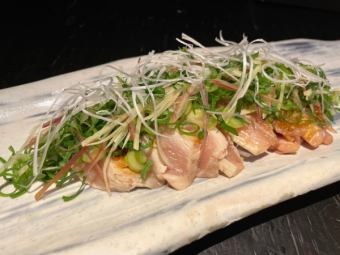 薬味どっさりタタキポン酢