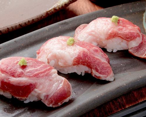 イベリコ豚お寿司3貫