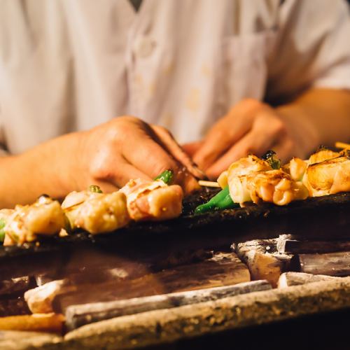 炭火焼き鳥食べ放題！