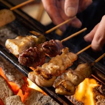 あ【2時間飲み放題付】日～木限定！焼き鳥・もつ鍋など全20品食べ放題コース【3500円→2500円】